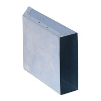 FK &Uuml;bergang von 150 x 50 mm in 90&deg; auf &Oslash; 60 mm