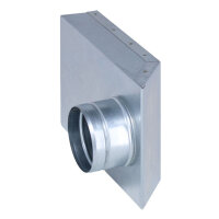 FK Übergang von 150 x 50 mm in 90° auf Ø...