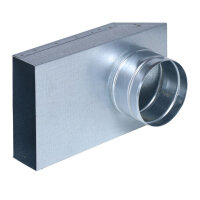 FK Übergang von 150 x 50 mm in 90° auf Ø...