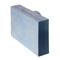 FK &Uuml;bergang von 150 x 50 mm in 90&deg; auf &Oslash; 110 mm