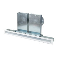 Open Air small 70 Ventilationsleiste, 700 x 60 mm, wei&szlig;