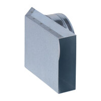 FK &Uuml;bergang von 150 x 50 mm in 90&deg; auf &Oslash; 150 mm