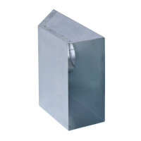 FK &Uuml;bergang von 200 x 90 mm in 90&deg; auf &Oslash; 100 mm