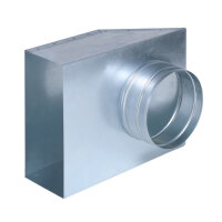 FK Übergang von 200 x 90 mm in 90° auf Ø...