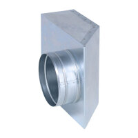 FK Übergang von 200 x 90 mm in 90° auf Ø...