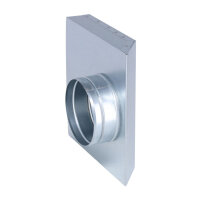 FK Übergang von 250 x 50 mm in 90° auf Ø...