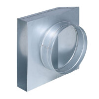 FK Übergang von 250 x 50 mm in 90° auf Ø...