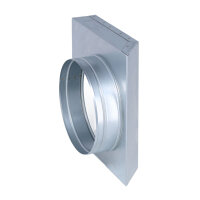 FK Übergang von 250 x 50 mm in 90° auf Ø...