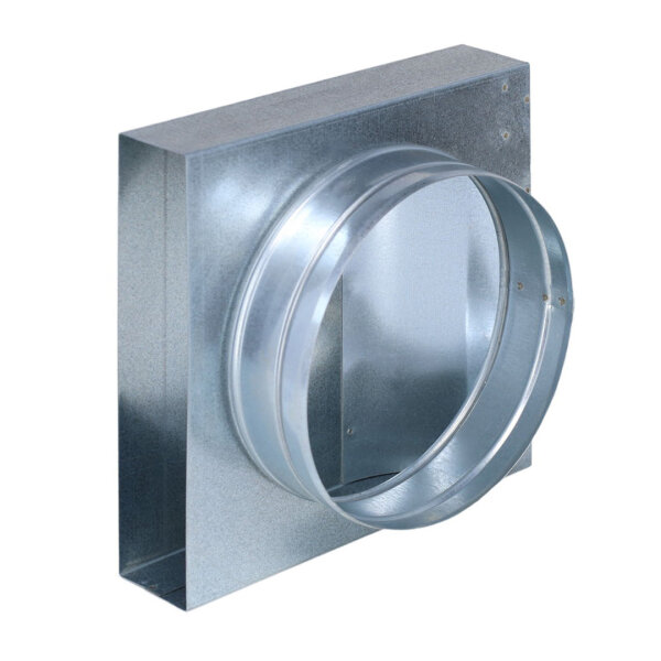 FK Übergang von 250 x 50 mm in 90° auf Ø 200 mm