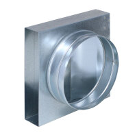 FK Übergang von 250 x 50 mm in 90° auf Ø...