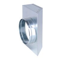 FK Übergang von 300 x 90 mm in 90° auf Ø...