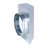 FK Übergang von 300 x 90 mm in 90° auf Ø...