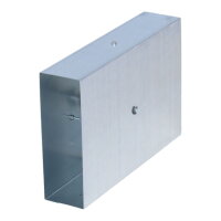 FK Absperrklappe mit Silikondichtung, Innenvierkantanschluss 8 x 8 mm, 150 x 50 mm