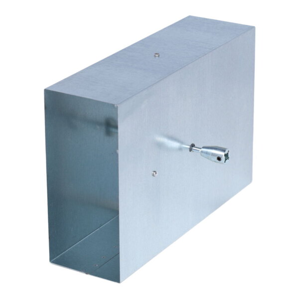 FK Absperrklappe mit Silikondichtung, Innenvierkantanschluss 8 x 8 mm, 200 x 90 mm