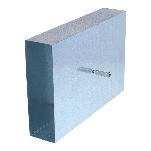 FK Absperrklappe mit Silikondichtung, Innenvierkantanschluss 8 x 8 mm, 300 x 90 mm