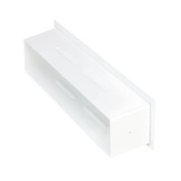 Open Air 40 SK Ventilationsleiste mit Gittergewebe, 400 x 100 mm, wei&szlig;