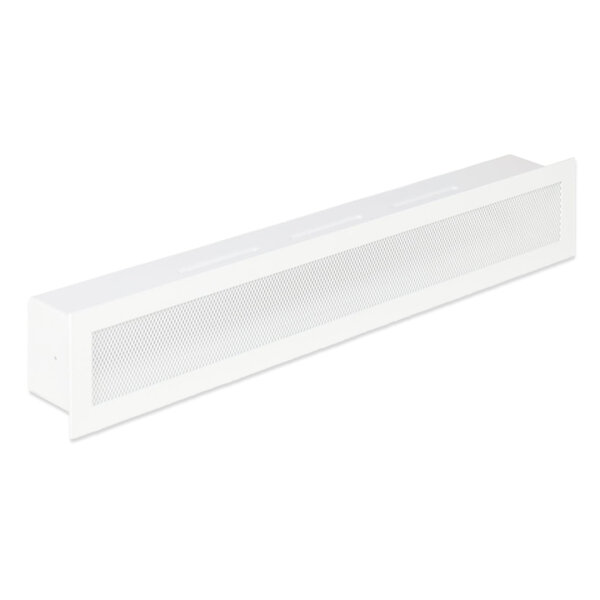 Open Air 60 SK Ventilationsleiste mit Gittergewebe, 600 x 100 mm, weiß