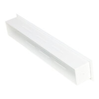 Open Air 60 SK Ventilationsleiste mit Gittergewebe, 600 x 100 mm, wei&szlig;