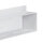 Open Air 60 SK Ventilationsleiste mit Gittergewebe, 600 x 100 mm, weiß