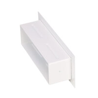 Open Air 101 SK Ventilationsleiste mit Gittergewebe, 285 x 114 mm, wei&szlig;