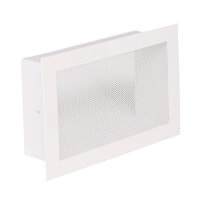 Open Air 103 SK Ventilationsleiste mit Gittergewebe, 285 x 180 mm, wei&szlig;
