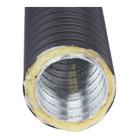 Therm-Flex isoliert Ø 100 mm x 0,75 m, schwarz