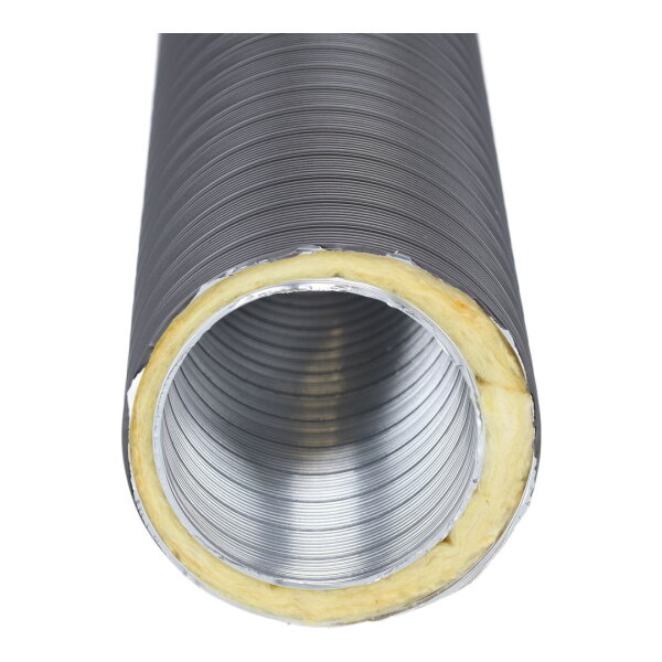 Therm-Flex isoliert Ø 125 mm x 0,75 m, grau