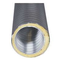 Therm-Flex isoliert Ø 125 mm x 0,75 m, grau