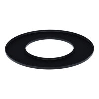 Ø 80 mm Rosette für Therm-Flex isoliert, schwarz