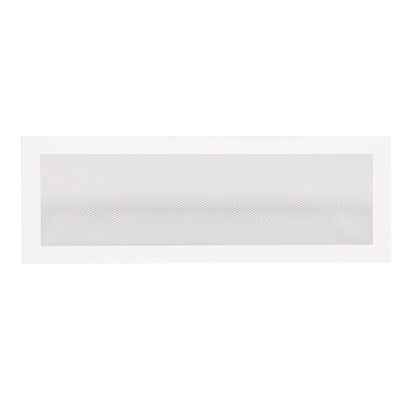 Open Air 104 SK Ventilationsleiste mit Gittergewebe, 520 x 180 mm, weiß ohne Rahmen