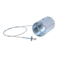 Absperrklappe mit Bowdenzug Silikon-Dichtlippe,...