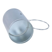 Absperrklappe mit Bowdenzug Silikon-Dichtlippe, Edelstahlknopf, &Oslash; 200 mm