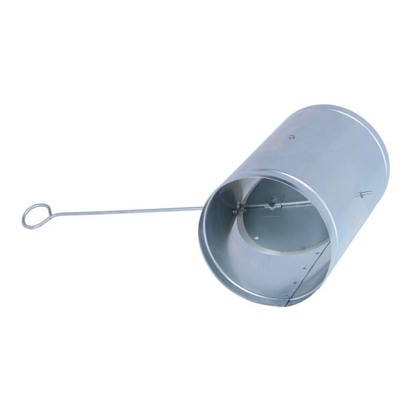 Absperrklappe mit langem Bedienteil Silikon-Dichtlippe, Ø 125 mm