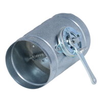 Absperrklappe mit kurzem Bedienteil Silikon-Dichtlippe,...