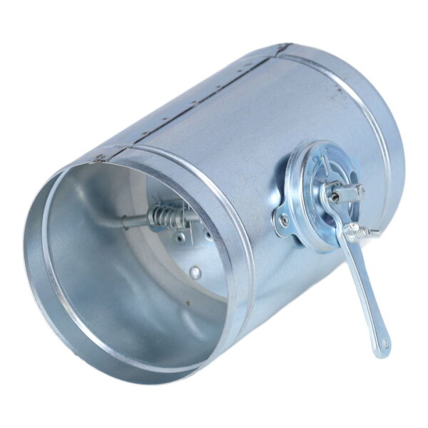 Absperrklappe mit kurzem Bedienteil Silikon-Dichtlippe, Ø 100 mm