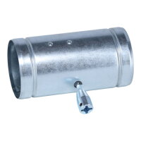 Absperrklappe mit Innenvierkantanschluss 8 x 8 mm,...