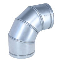 Alu-Flex Vario Rohrbogen verstellbar von 0 - 90&deg;, &Oslash; 150 mm