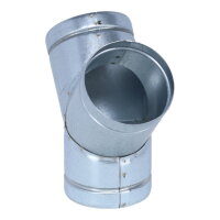 Luftverteiler Y-Form 90&deg; &Oslash; 80 mm