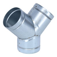Luftverteiler Y-Form 90&deg; &Oslash; 100 mm