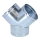Luftverteiler Y-Form 90° Ø 125 mm