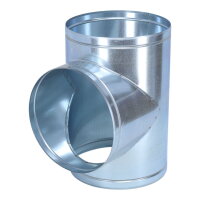 Luftverteiler T-Form 90° Ø 180 mm