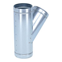 Luftverteiler T-Form 45&deg; &Oslash; 80 mm