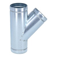 Luftverteiler T-Form 45&deg; &Oslash; 80 mm