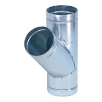 Luftverteiler T-Form 45° Ø 100 mm