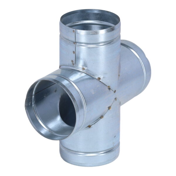 Luftverteiler Doppel-T-Form 90° Ø 100 mm