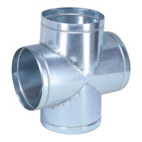 &Oslash; 150 mm Luftverteiler Doppel-T-Form 90&deg;