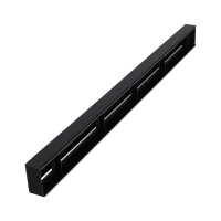 Open Air 8 Ventilationsleiste mit Putztr&auml;gerplatte, 1.000 x 80 mm, SCHWARZ