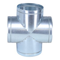 Luftverteiler Doppel-T-Form 90&deg; &Oslash; 160 mm