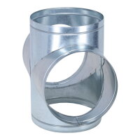 Luftverteiler Doppel-T-Form 90&deg; &Oslash; 180 mm