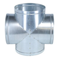 Luftverteiler Doppel-T-Form 90&deg; &Oslash; 180 mm